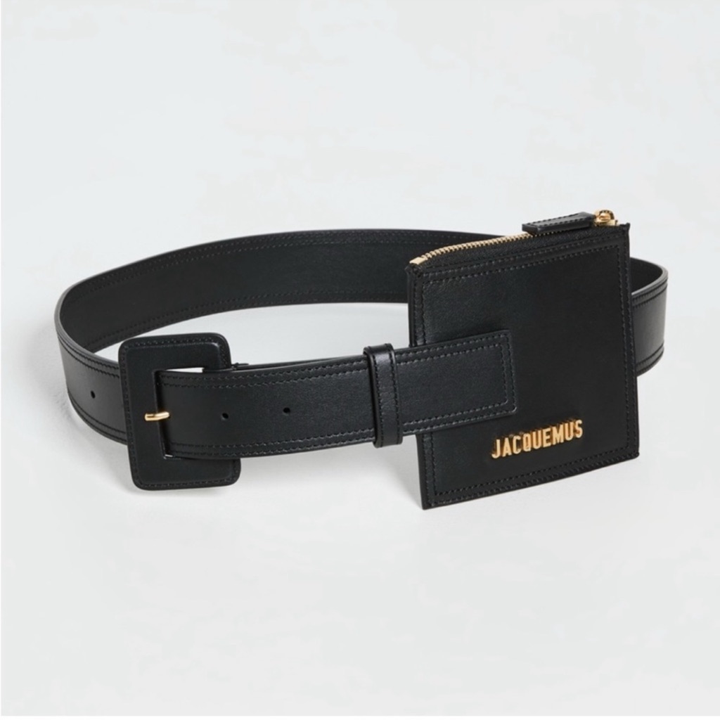 Nwot Black Jacquemus Le Ceinture Carree Belt